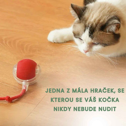 Inteligentní a interaktivní míček pro vaši kočku – Dobíjecí přes USB