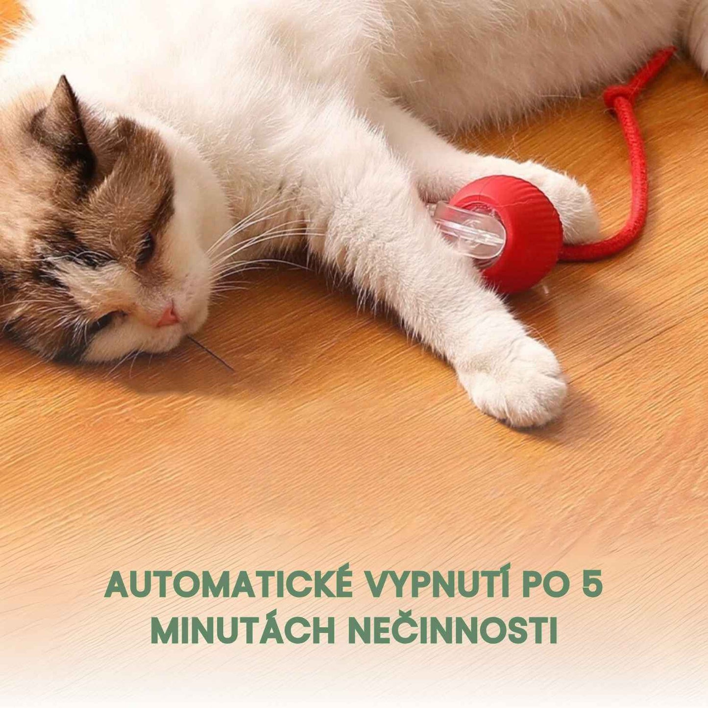 Inteligentní a interaktivní míček pro vaši kočku – Dobíjecí přes USB