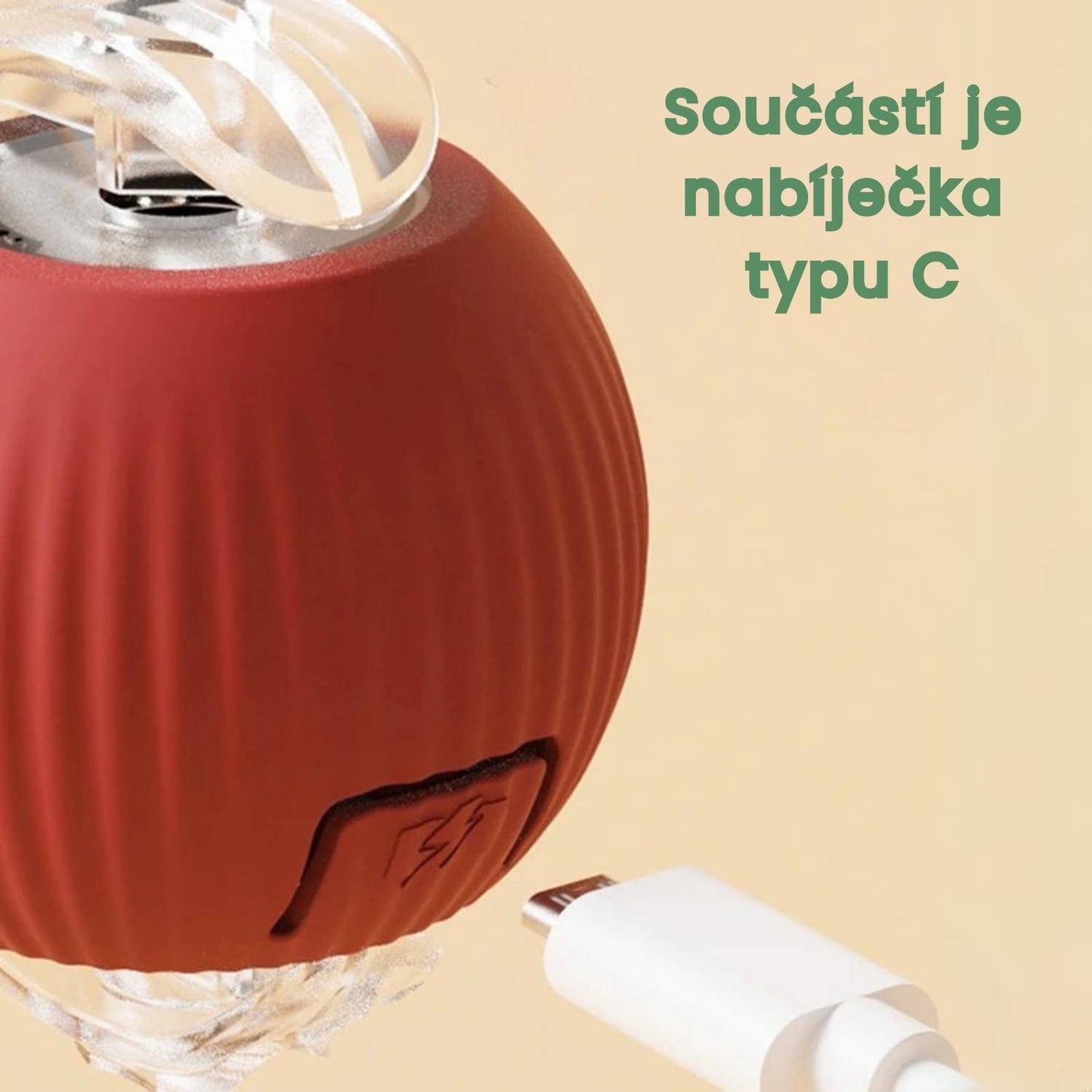 Inteligentní a interaktivní míček pro vaši kočku – Dobíjecí přes USB